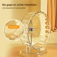 thumbnail image 2 of PetSafe Roue de Course Silencieuse pour Hamster - Transparente, Grand Diamètre, Jouet Facile à Nettoyer, 2 of 7