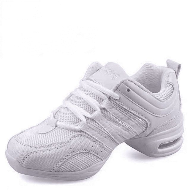 Zapatillas deportivas de malla con suela suave para mujer, zapatos de baile, zapatillas de práctica, zapatos de Jazz de baile moderno