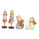 thumbnail image 2 of Estatuas de niña, modelo de regalo, figuras decorativas de niña, adorno de escritorio para encimera 4 piezas, 2 of 9