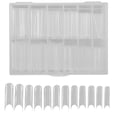 thumbnail image 2 of Puntas de uñas postizas, 240 piezas Puntas de uñas postizas Puntas de uñas postizas transparentes Puntas de uñas postizas de precisión diseñadas, 2 of 14
