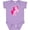 Lavender, variant on Inktastic Pink unicorn Girls Baby Bodysuit