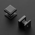 thumbnail image 2 of 10 Pack Matte Black Square Kitchen Cabinet Knobs,Zinc Solid Drawer Pulls,Farmouse Cabinet Handles for Cupboard, Dresser, Closet and Bathroom, Modern Cabinet Hardware for Cabinets, 2 of 8