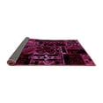 thumbnail image 2 of Ahgly Company Indoor Square Patchwork Pink Transitional Area Rugs, 5' Square, 2 of 4