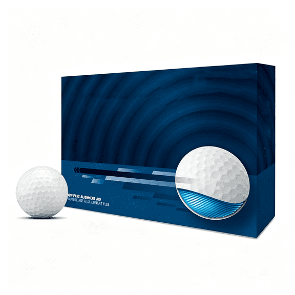 BESTSKY Distance Plus Golf Balls 12Pk,White High Distance Golf Balls for Men