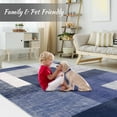 thumbnail image 5 of FairOnly Runner Rug Mat for Hallway 2'3"x8' Machine Washable Non-Slip Entry Way Runner Rug for Laundry, Blue, 5 of 7