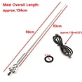 thumbnail image 2 of 53in Car Stereo Auto Roof Radio FM AM Aerial Extender Premium Fácil de instalar Accesorios Plata Impermeable 134cm 53, 2 of 8