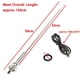 thumbnail image 2 of Antena de radio Yotijar para coche Auto Techo 53in FM AM Plata Impermeable, 2 of 9