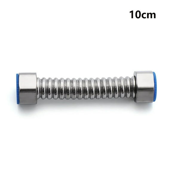 G1/2" Stainless Steel Corrugated Supply Hose Water Heater Connector Plumbing Pipe Hose Tube Thickened Extendable Hose Tube