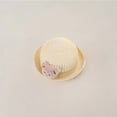 thumbnail image 4 of Yokua Toddler Baby Breathable Sun Hat Straw Sun Hats with Cute Bear Decorations, 4 of 20