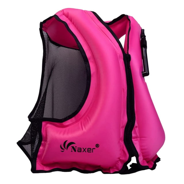 Chaleco de Flotabilidad Inflable NAXER para Adultos 40-100 kg Deportes Acuáticos