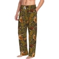 thumbnail image 6 of Salouo Autumn Leaves Owl Squirrel Print Pajama Pants for Men, Lounge Pants Elastic Waistband Casual Men's sleepwear Loungewear Sleep Pajama Pant -X-Large, 6 of 7