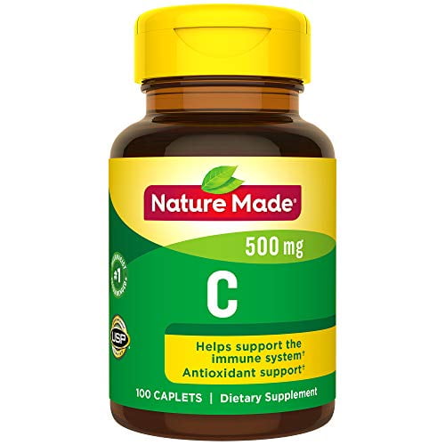 Nature Made Vitamine C 500 mg Caplets 100 Ct