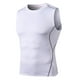 thumbnail image 1 of Chaleco deportivo informal de moda para hombre: camiseta sin mangas ajustada para fitness, poliéster, 1 of 4