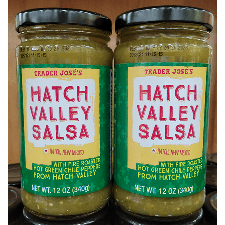 Trader Joe's Hatch Valley Salsa 12oz 340g (2 Bottles)