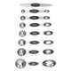 thumbnail image 5 of Cuchara medidora - Juego de cucharas medidoras Cuchara magnética de Doble Cabeza con Mango Negro para condimentar Hornear, 5 of 13