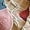 Pink, variant on Women's Breathable Cotton Socks with Floral Design Medium Tube Style for Cool Weather