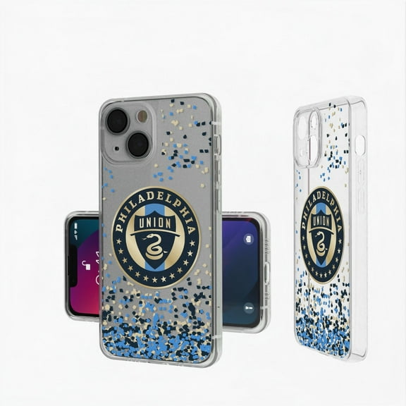 Philadelphia Union iPhone Confetti Design Clear Case