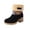 07#Black, variant on Winter Boots For Women 2026 Mid Calf Boot Ladies Casual Fashion Comfortable Booties Slip On Chunky Block Heels Suede Outdoor Warm Ankle Fur Shoes