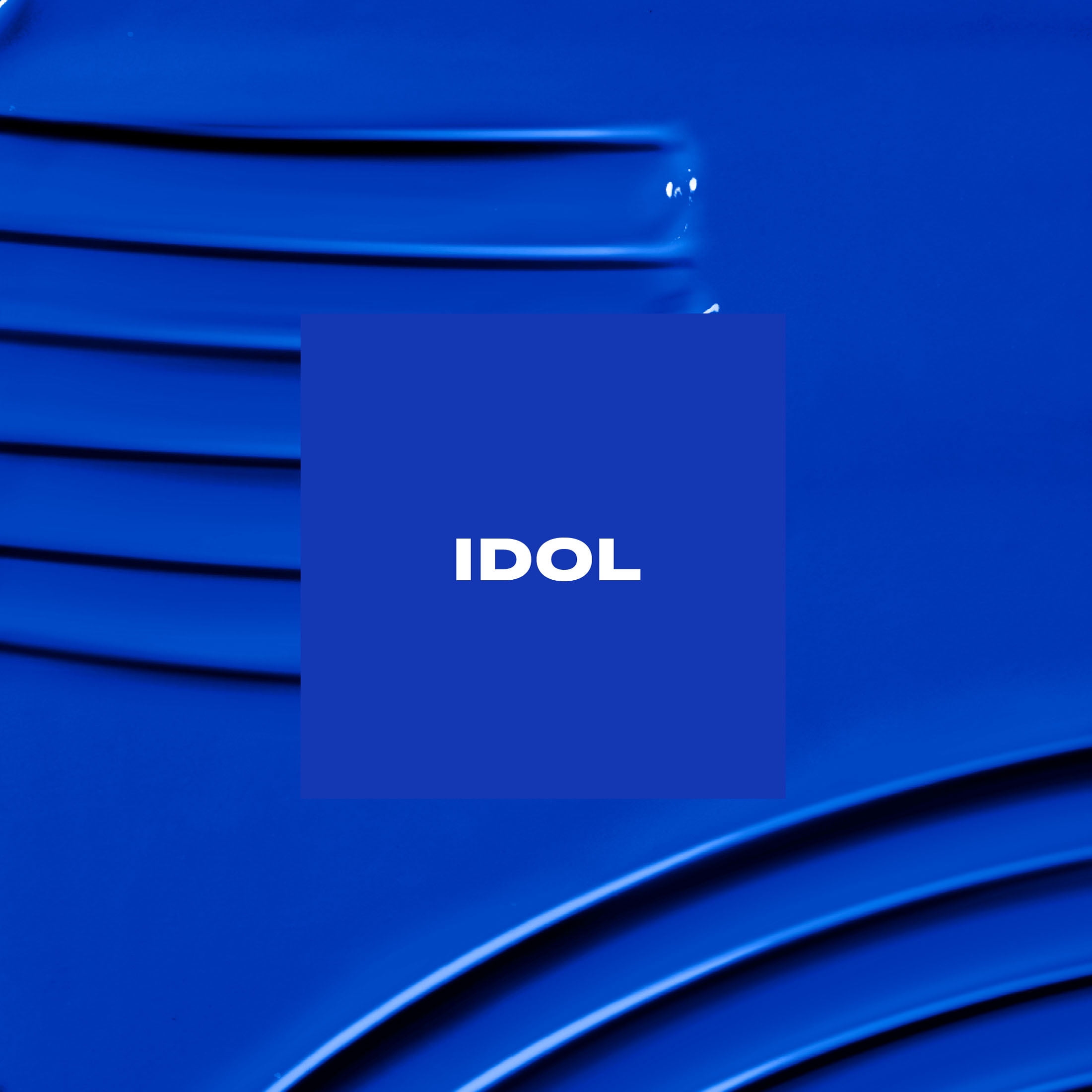 Hard Candy Moods Shadow Paint, Cream Eye Shadow & Shadow Primer, Matte Finish, Idol, Cobalt Blue