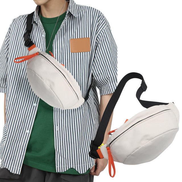 Business Chest Bag For Men Women Casual Crossbody Sling Pack Versatile Fitness Cycling Front Bag Outdoor Travel Convenient Shoulder Bag