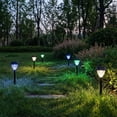 thumbnail image 5 of 2pc solar channel lights in combination, 1pc warm, 1pc white, Solar Yard Lights Outdoor Waterproof IP65, Auto On/Off Solar Powered Outdoor Lights for Patio,Walkway, 5 of 7