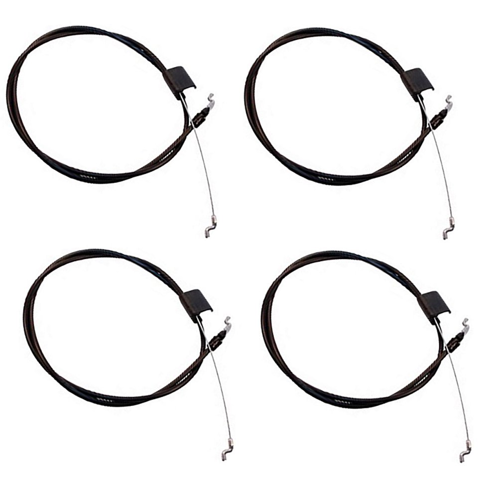 (4) Engine Control Cables 52.5" for 290691 Rotary 14596 Walk Behind
