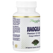 Paradise Herbs Jiaogulan, 60 Vegetarian Capsules (250 mg per Capsule)