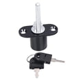 thumbnail image 1 of Cerradura para gabinete de 16/19 mm Cerraduras para archivadores estables Herrajes para muebles (negro 19 mm), 1 of 3