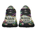 thumbnail image 5 of Happy Mardi Gras Shoes Sneakers Black Size 6, 5 of 7