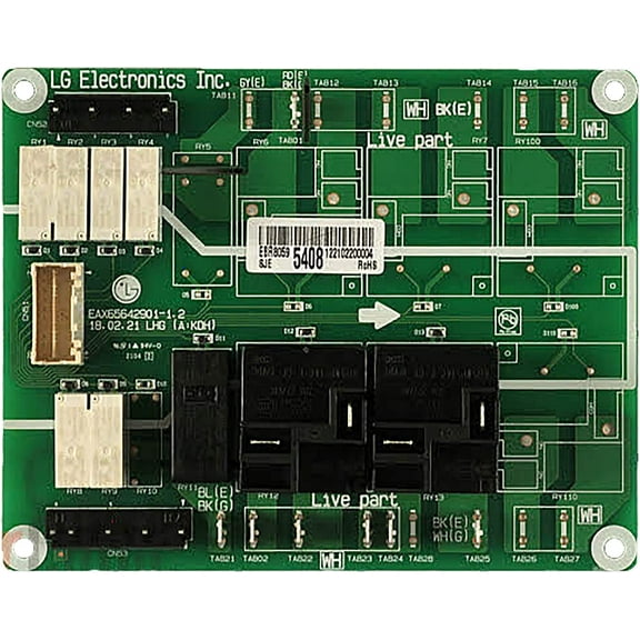 LG Genuine OEM EBR80595408 Range Main Control Board (PCB Assembly)