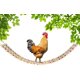 thumbnail image 1 of Juguete de gallinero de 15x118 cm, escalera de gallinero de madera Natural, columpio de pollo, percha para pájaros, aves de corral, gallo, pollitos MFZFUKR HS-0390, 1 of 4