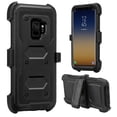 thumbnail image 3 of Mignova Galaxy S9 Case [TriGuard] Shockproof Rugged Hybrid Armor Case Cover with Belt Clip Holster for Galaxy S9 - Black, 3 of 6