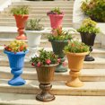 thumbnail image 3 of BrylaneHome Embry Urn Plastic Planter 14.5"W x 20"H, 3 of 3