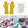 thumbnail image 4 of Monstrate 1 par/set de guantes duraderos para lavar platos, guantes de goma para fregar la cocina, guantes para lavar frutas, verduras, baño, Cocina y Comedor TYPE1 METRO, 4 of 6