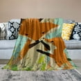 thumbnail image 2 of BCIIG Kids Fox Print Plush Blanket Cartoon Fox Throw Blanket Animal Theme  Blanket for Boys Girls Floral Woodland Fox Fuzzy Blanket Nature Theme Bed Couch Chair Room Decor Throw  40x50in, 2 of 6