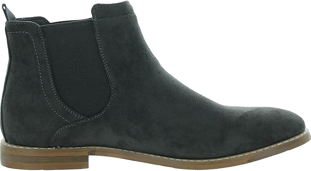 Vance Co. Mens Marshall Wide Width Tru Comfort Foam Pull-on Round Toe Chelsea Boot