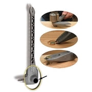 Stiletto 8 oz. 12 Titanium Clawbar Nail Puller w/Dimpler TICLW12