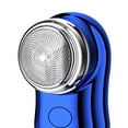 thumbnail image 3 of Afeitadora eléctrica Mini Barba Máquina de afeitar ligera para barba para exteriores Azul, 3 of 6