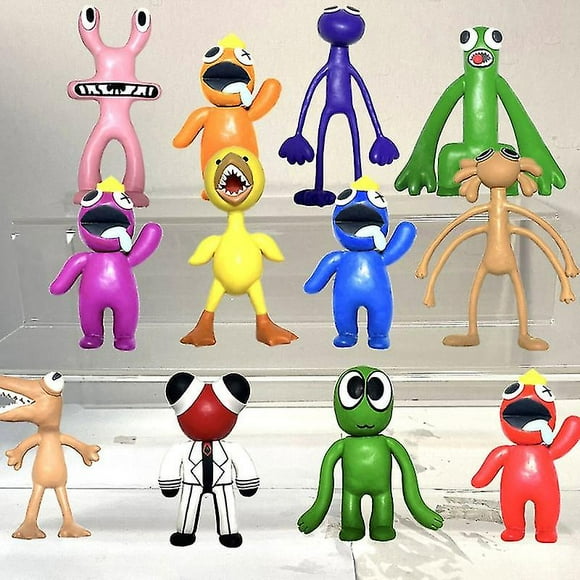 2022 Roblox Rainbow Friends Figures Model Dolls Anime Figure Horror Games Car Cake Decoration Children Toys Gift