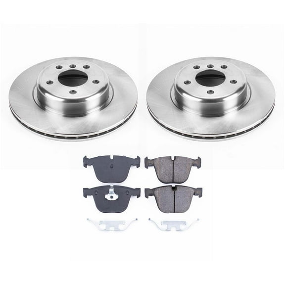 Ultimate Brakes Rear Ceramic Brake Pad and Rotor Kit with Hardware WM80888