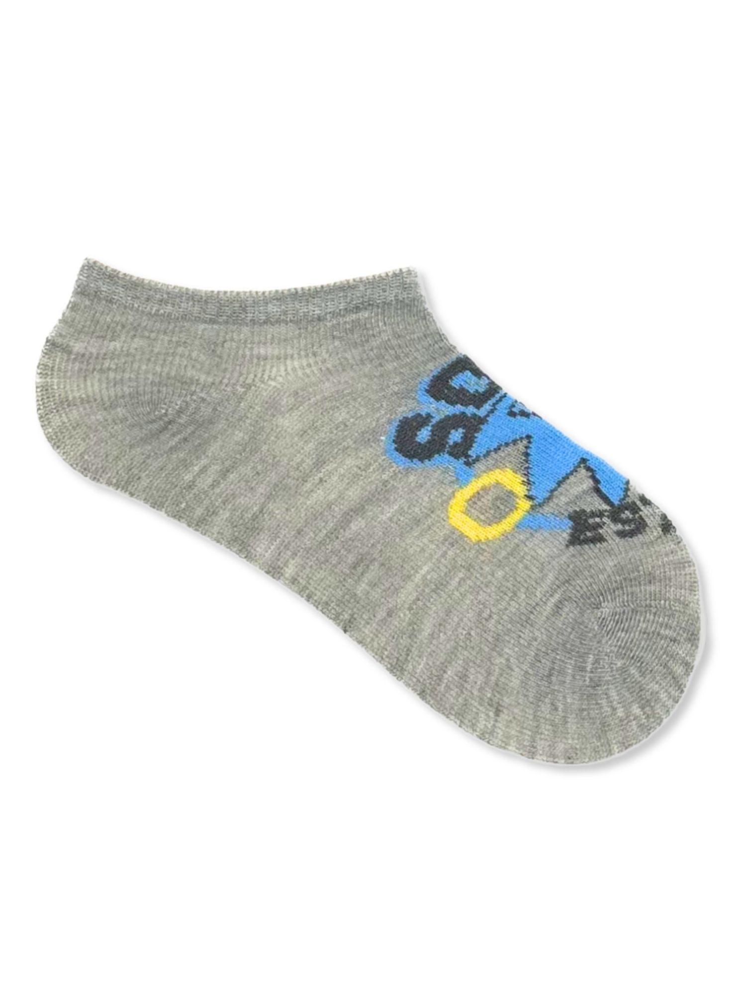 Sonic the Hedgehog Boys No-Show Socks, 6-Pack, Sizes S-L