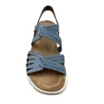 thumbnail image 3 of Earth Womens Vernon Strappy Sandals Size 7 (Fits like 7.5) Light Blue Stretchy, 3 of 6