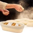 thumbnail image 5 of Cesta para fermentación de masa madre, Artisan Baker's Companion, banneton ovalado de ratán natural para repostería saludable, 5 of 5