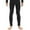 Black, variant on Unisex Kids 100% Merino Wool Base Layer Pants Thermal Underwear Bottom for Girls and Boys