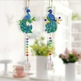 thumbnail image 4 of DIY Double-Sided Acrylic Crafted Mosaic Art Suncatcher Pendants – Set of 2 Beaded Mosaic Art Kit with Sparkling Rhinestones – Window, Wall, Garden Decorative Hanging, Craft  Size SMDZ05, 4 of 7