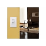 OSD Audio SLS 300 Screwless In Wall 300W Slider Volume Control, Speaker Impedance Matching, White