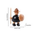 thumbnail image 3 of Teissuly Artlovin Miniature Wooden Puppet For Home Decoration, Beech Wood Statue Teissuly WER202312136879, 3 of 3
