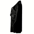 thumbnail image 6 of Jxximdong Women Blouses, Women's Solid Long Sleeve Velvet Jacket Open Front Cardigan Coat with Pockets Outerwear, Black Daily Dresses for Women, 6 of 6