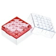 thumbnail image 4 of Freezer Tube Box 25 Places Waterproof Polypropylene Holder Rack for 1.8/2ml Microcentrifuge Tubes, Red, 4 of 5