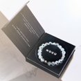 thumbnail image 4 of White | .925 Sterling Silver | Crystal Evil Eye Bracelet, 4 of 8